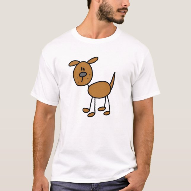 Camisetas e Presentes do Cachorro Marrom (Frente)