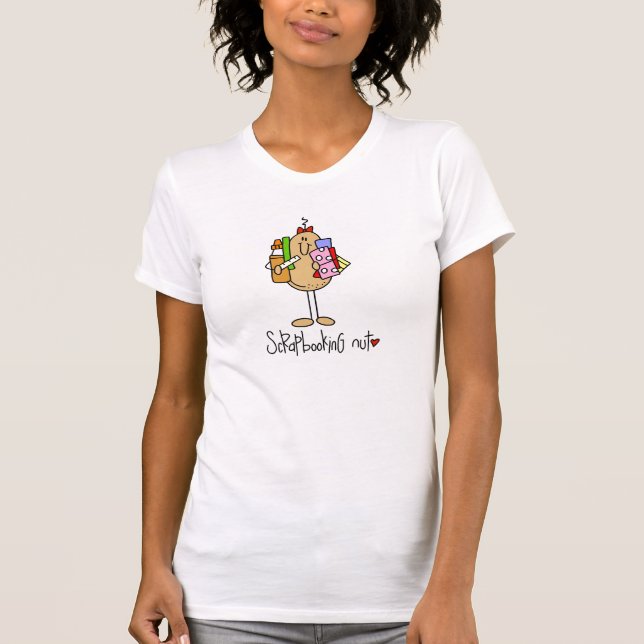 Camisetas e Presentes do Scrapbooking Nut (Frente)