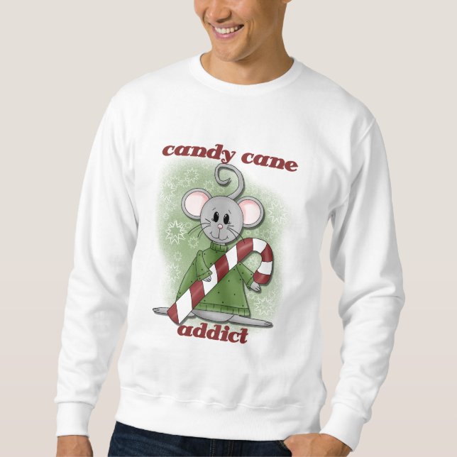 Camisetas e presentes do viciado em doces canas (Frente)