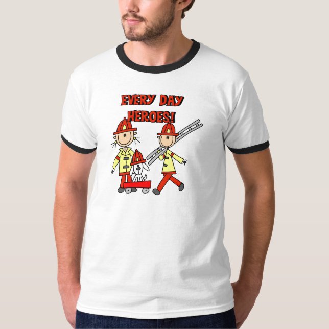 Camisetas e Presentes dos Heróis Bombeiros (Frente)