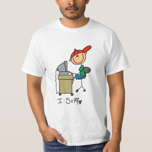 Camisetas e Presentes Eu Surfo (Frente)