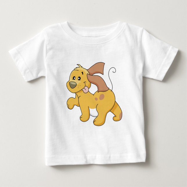 Camisetas e presentes felizes para o cão marrom (Frente)