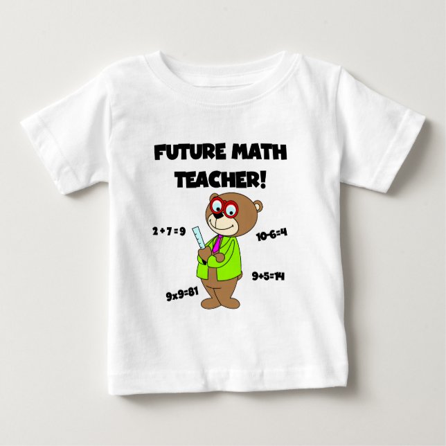 Camisetas e presentes futuros de professores de ma (Frente)