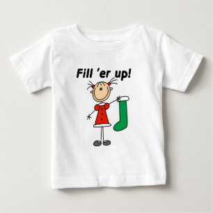 Camisetas e presentes no estoque de Natal