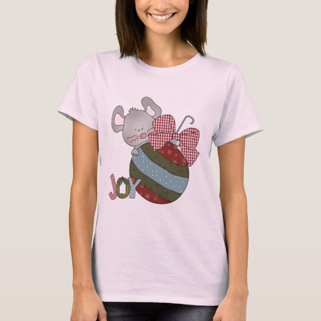 Camisetas e presentes no feriado do mouse Joy (Frente)