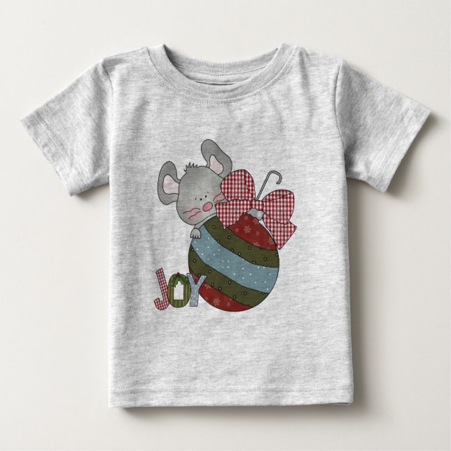 Camisetas e presentes no feriado do mouse Joy (Frente)