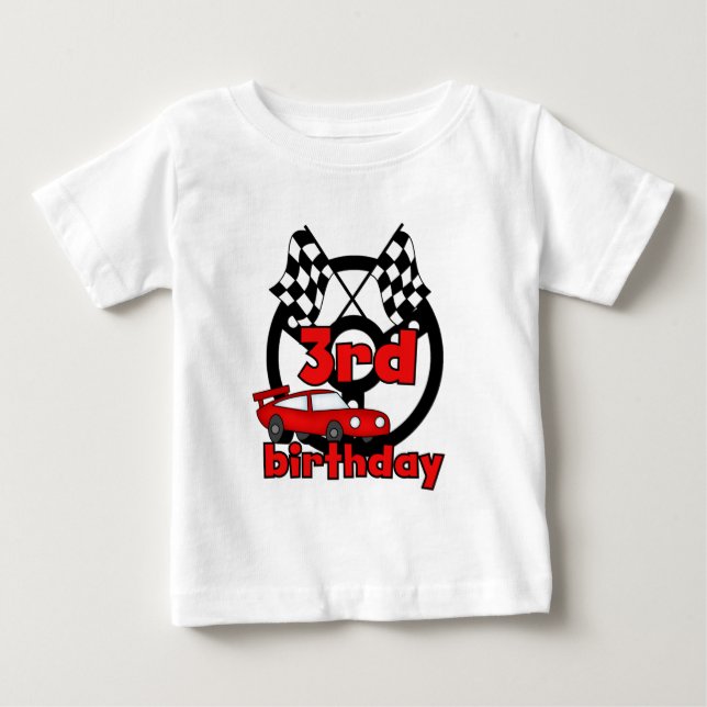 Camisetas e presentes para aniversário de 3 anos d (Frente)
