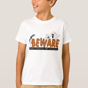 Camisetas e presentes para as urnas do Halloween