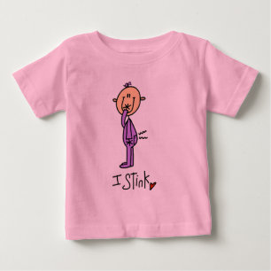 Camisetas e Presentes para Bebê Menina Eu Apesto
