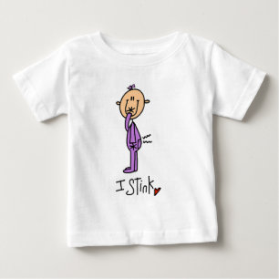 Camisetas e Presentes para Bebê Menina Eu Apesto