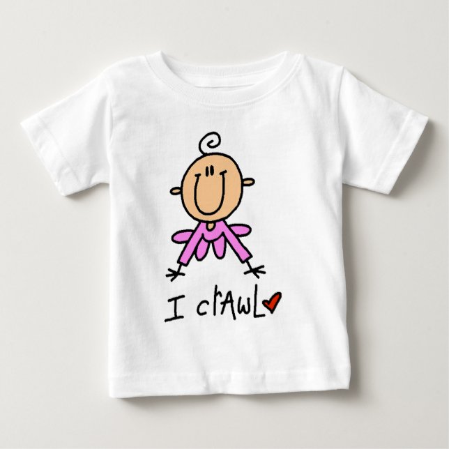 Camisetas e Presentes para Bebê Menina Eu Engato (Frente)