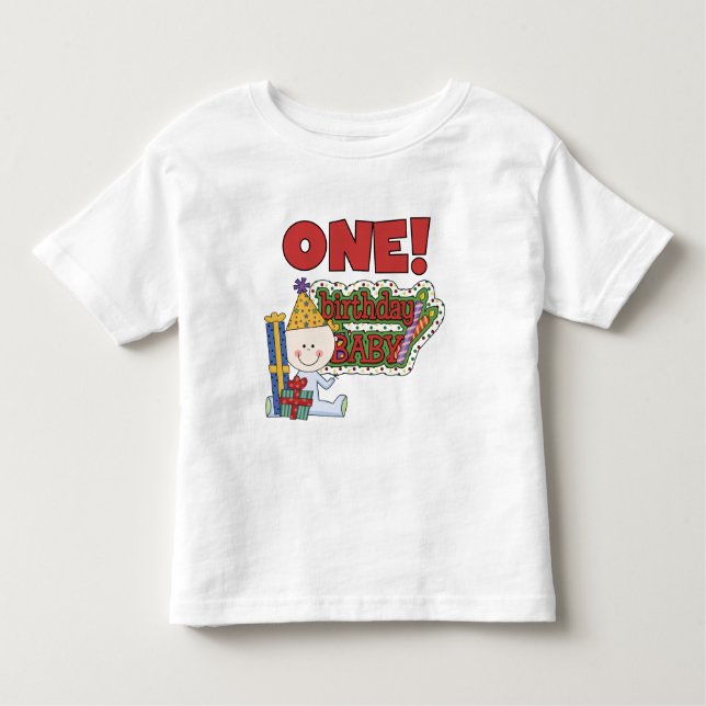 Camisetas e presentes para bebês de aniversário (Frente)