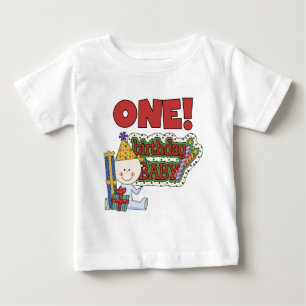 Camisetas e presentes para bebês de aniversário