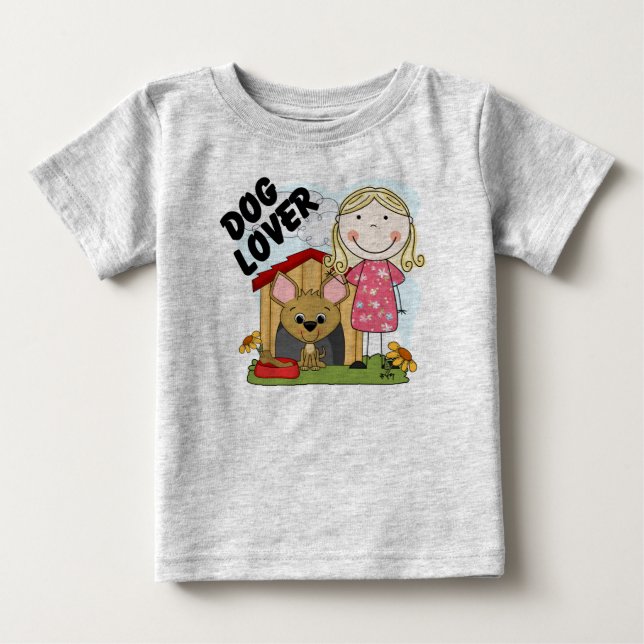 Camisetas e presentes para garotas louras do Cão (Frente)