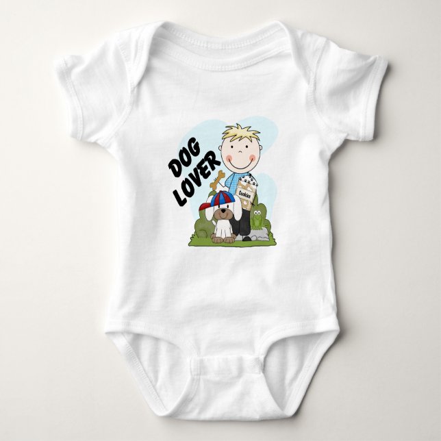 Camisetas e presentes para garotinhos loiros do cã (Frente)