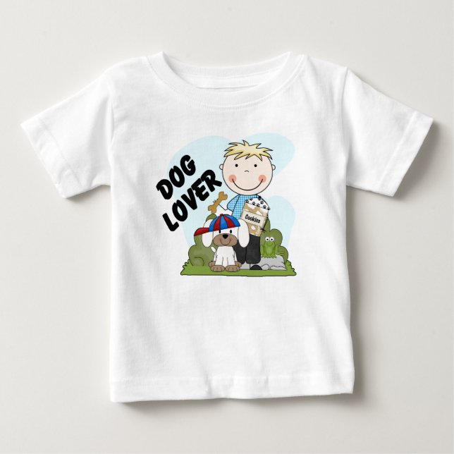Camisetas e presentes para garotinhos loiros do cã (Frente)