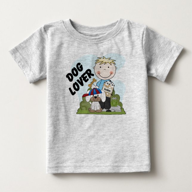 Camisetas e presentes para garotinhos loiros do cã (Frente)