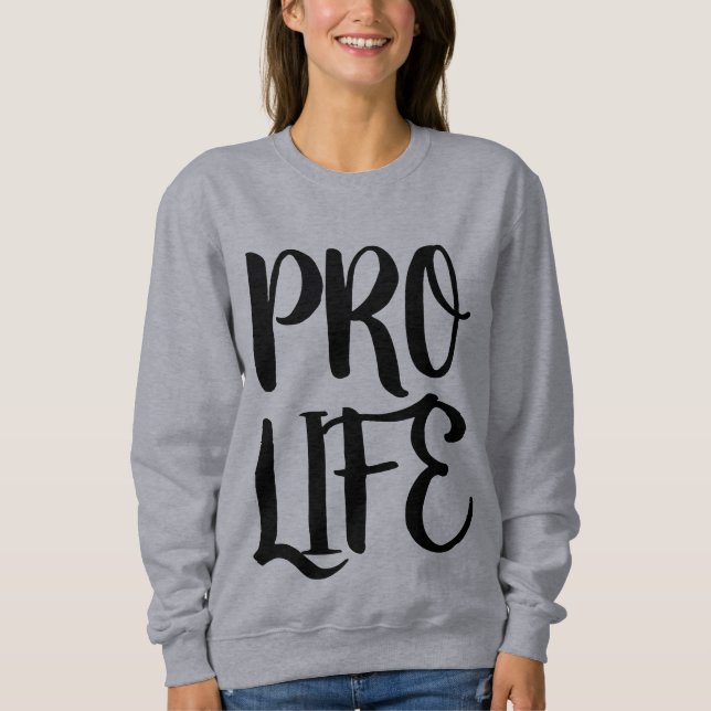 CAMISETAS E SUDADERAS FEMININAS PRÓ VIDA (Frente)