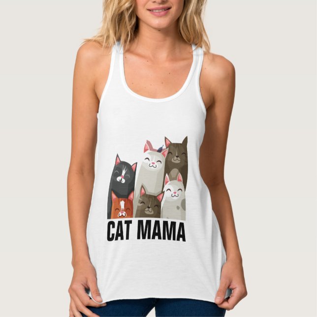 CAMISETAS E TANQUINHOS DE MÃE DE GATO (Frente)