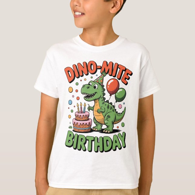 Camisetas em estilo de desenho animado nostálgico  (Frente)