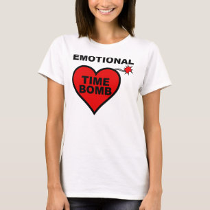 Camisetas engraçadas Bomba de tempo emocional