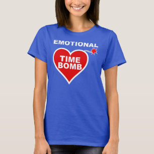Camisetas engraçadas Bomba de tempo emocional