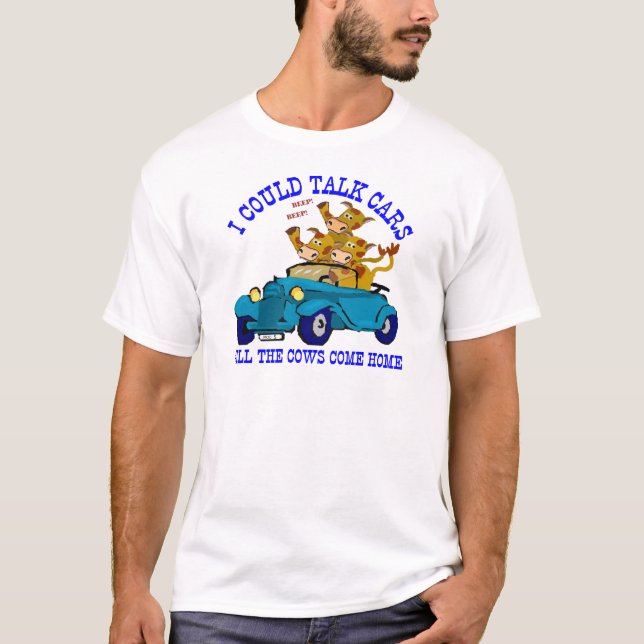 Camisetas engraçadas da conversa do carro (Frente)