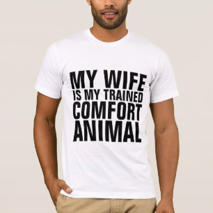 CAMISETAS ENGRAÇADAS DE ANIMAIS DE CONFORTO PARA M