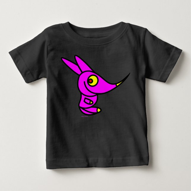 camisetas engraçadas de cachorro para bebê (Frente)