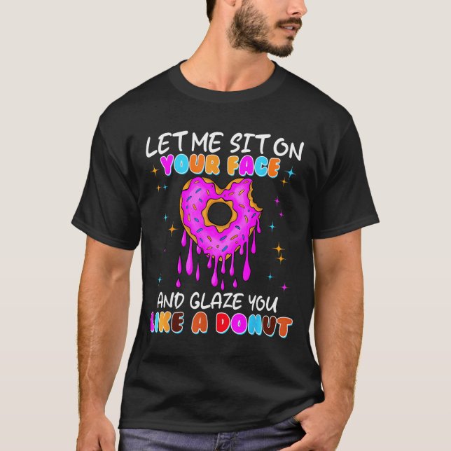 Camisetas engraçadas de donut inapropriadas para m (Frente)
