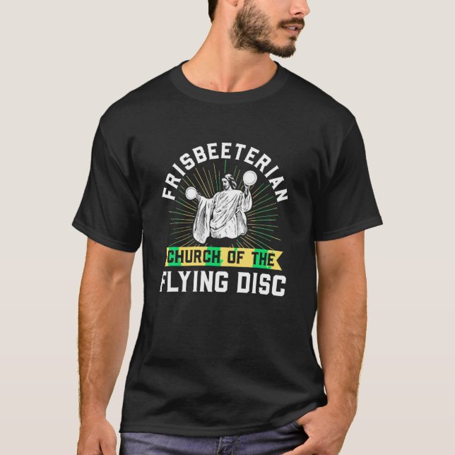 Camisetas engraçadas de Golfe Frisbeeterista em Di (Frente)