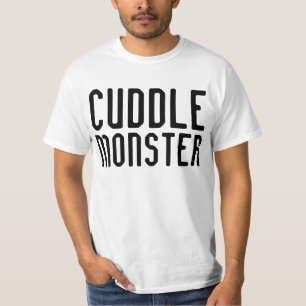 Camisetas engraçadas de Halloween CUDDLE MONSTER