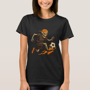 Camisetas engraçadas de Halloween de esqueleto jog