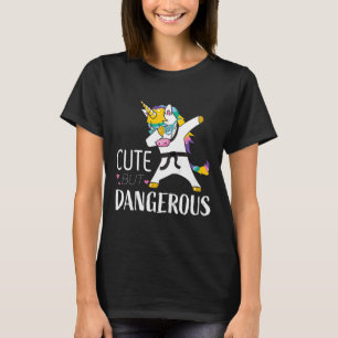 Camisetas engraçadas de karatê para meninas fofas 