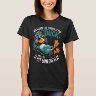 Camisetas engraçadas de pato para homens, mulheres