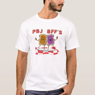 Camisetas engraçadas de PBJ BFF