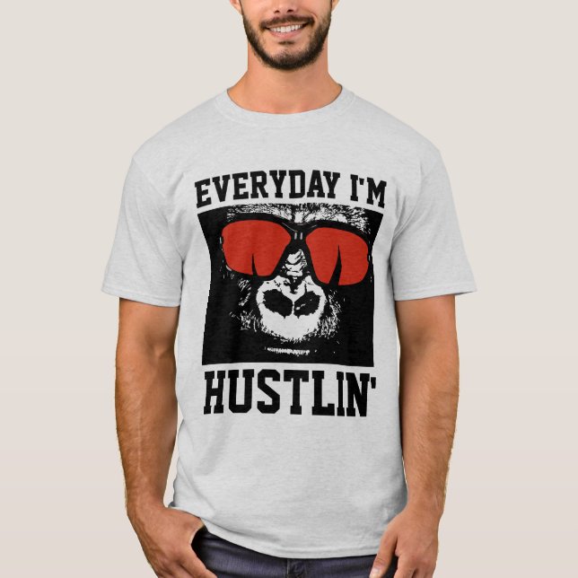Camisetas engraçadas de TODO DIA EU ESTOU TRABALHA (Frente)