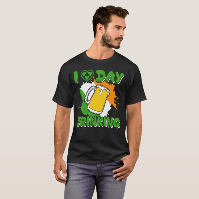 Camisetas engraçadas do dia de São Patrício para h (Frente Completa)