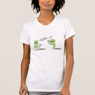 Camisetas engraçadas do embuste do UFO do Frisbee