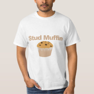 Camisetas engraçadas do muffin do parafuso