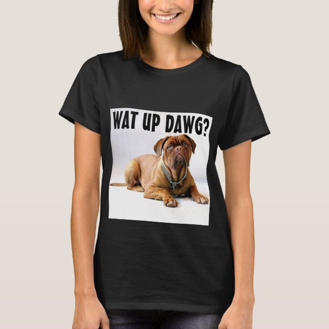 CAMISETAS ENGRAÇADAS PARA CACHORRO MASTIFF (Frente)