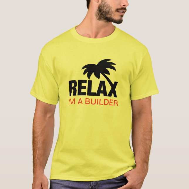 Camisetas engraçadas para construtores com (Frente)