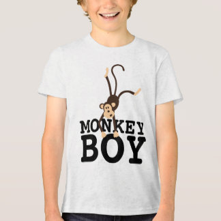CAMISETAS ENGRAÇADAS PARA MENINOS, MONKEY BOY
