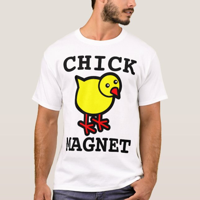 Camisetas Engraçadas, PINTINHO MAGNET (Frente)
