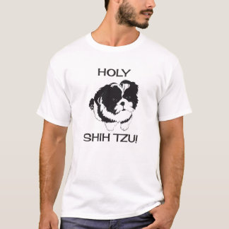 Camisetas engraçadas santamente de Shih Tzu
