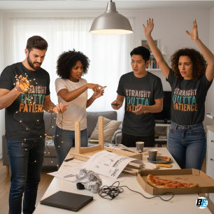 Camisetas engraçadas, Straight Outta Paciência