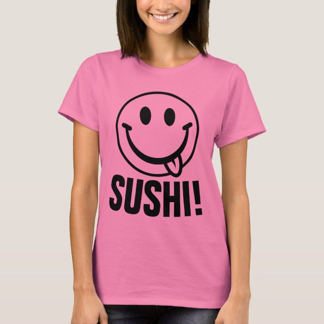 CAMISETAS engraçadas SUSHI! (Frente)