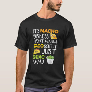 Camisetas engraçadas - T de Guac do Taco do Nacho