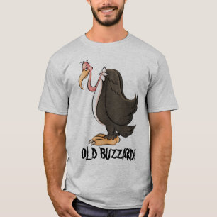 camisetas engraçadas velhas dos homens do buzzard