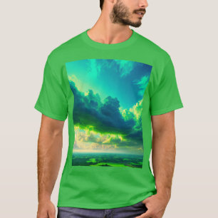 Camisetas Escuras Básicas - Surreal Blue & Green S